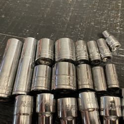 Husky SAE Bit Sockets Hex Torx Standard Sizes