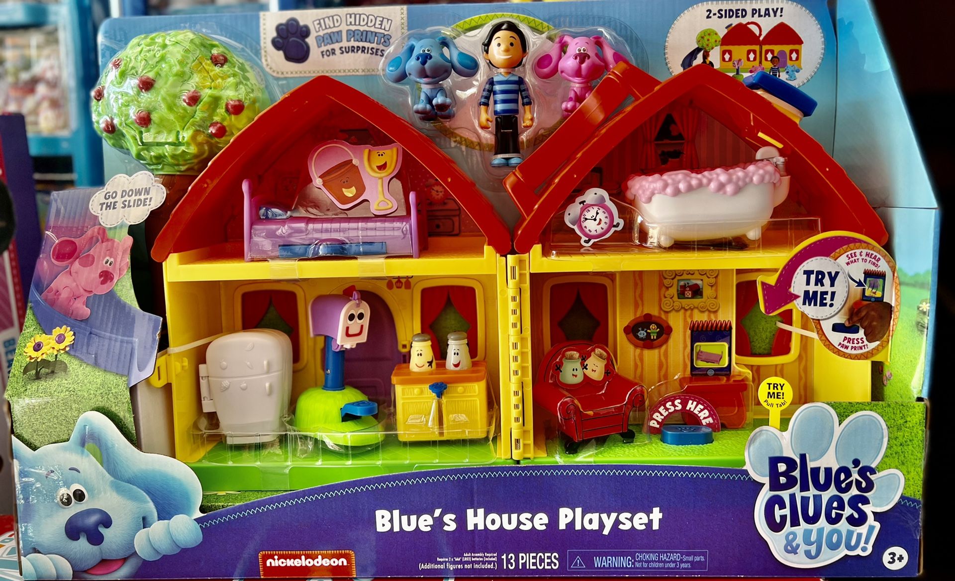 Just Play Blue’s Clues & You! Blue’s House Playset, 13 pieces, Preschool Ages 3 up