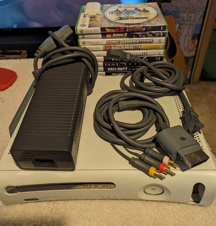 Xbox 360 First Gen With Games