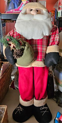 Woodys Christmas Santa Cloth Figure 34 In Very Clean
