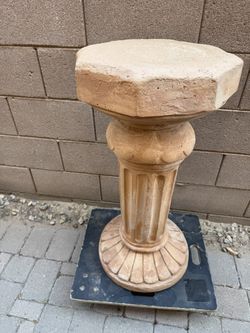 Solid Concrete Plant Stand