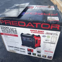 New In The Box 3500w Predator Generator 