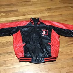 VINTAGE 1980’s DETROIT TIGERS MLB JACKET MENS SIZE X-LARGE EXECELLET CONDITION 