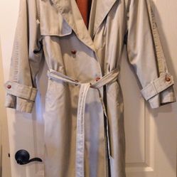Women's Removeable Liner Full Length Trench Coat