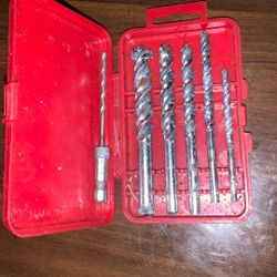 Sears Craftsman 5-piece + 1 Extra Piece Drill Bit Set