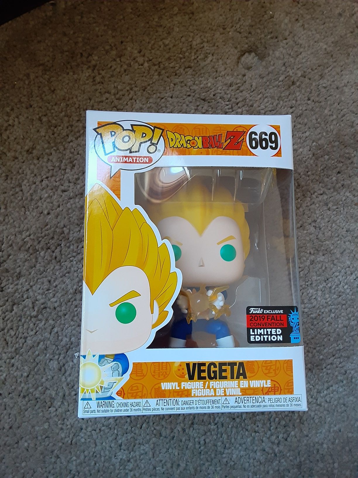 Vegeta Final Flash Dragonball Z Funko Pop