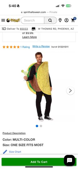 Taco Costume