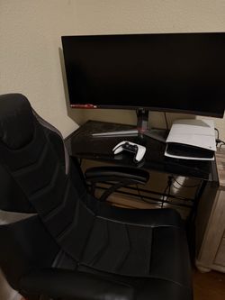 Ps5 with monitor and chair