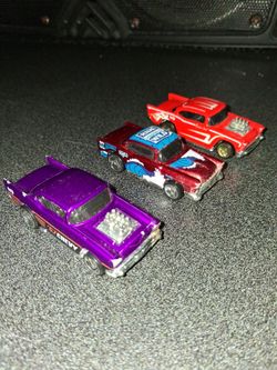 VINTAGE HOTWHEELS CHEVY BEL AIR 3 HOT RODS 1 PRICE