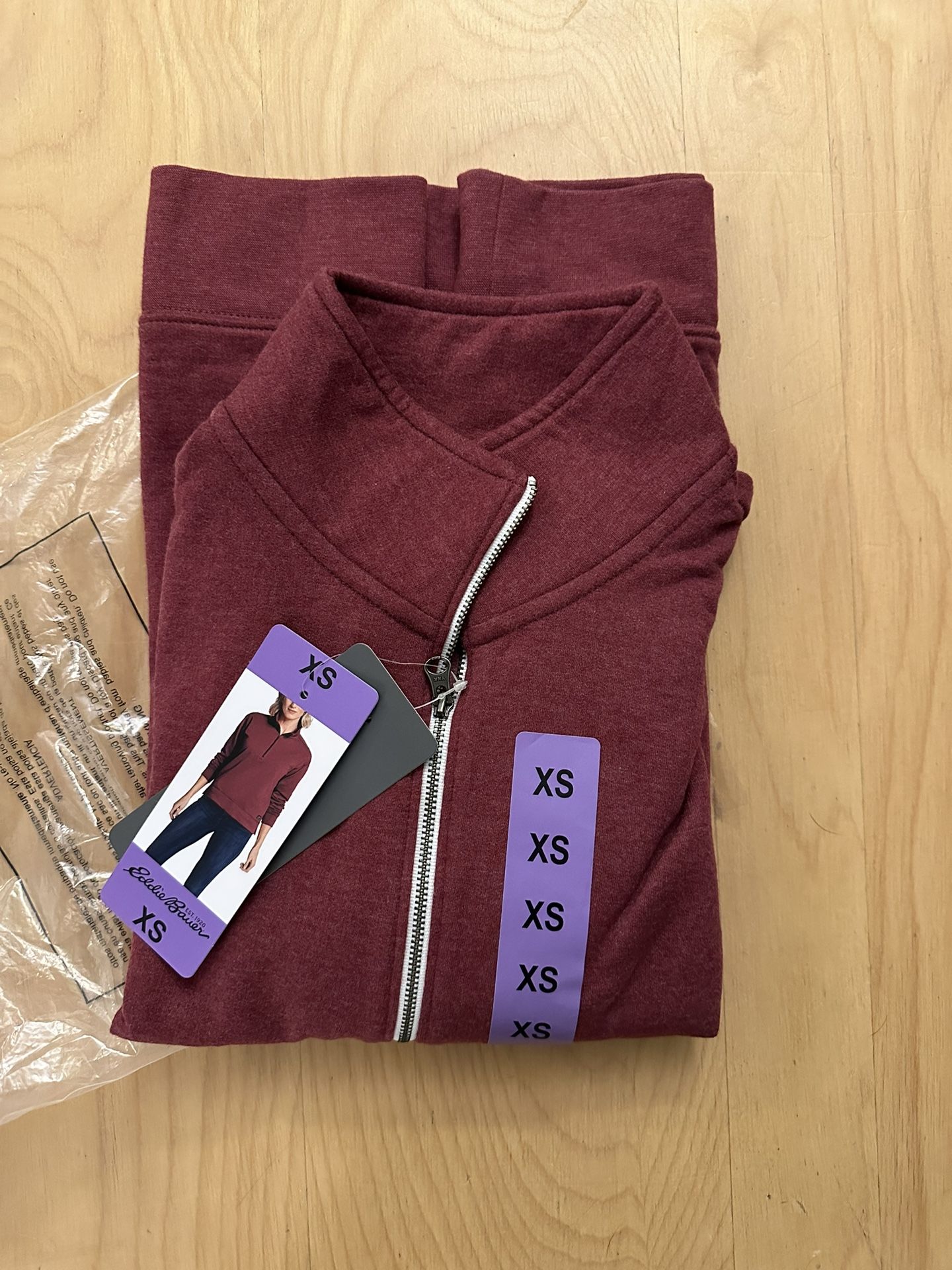 Womens Eddie Bauer 1/4 Zip Camp Fleece