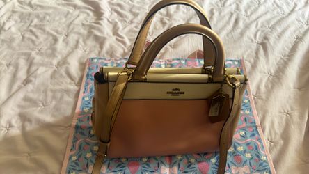 Coach HandBag (Pink, Beige, Cream off white)