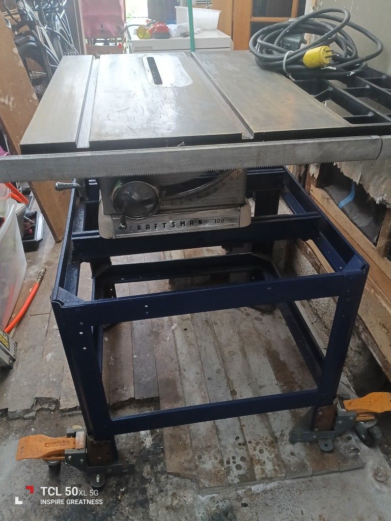 VINTAGE CRAFTSMAN TABLE SAW