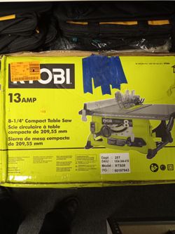 RYOBI 8- 1/4" COMPACT TABLE SAW