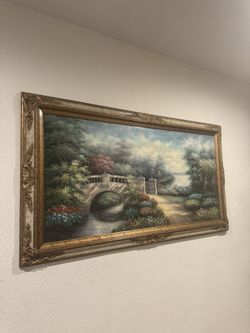 Oil Painting With Antique Frames