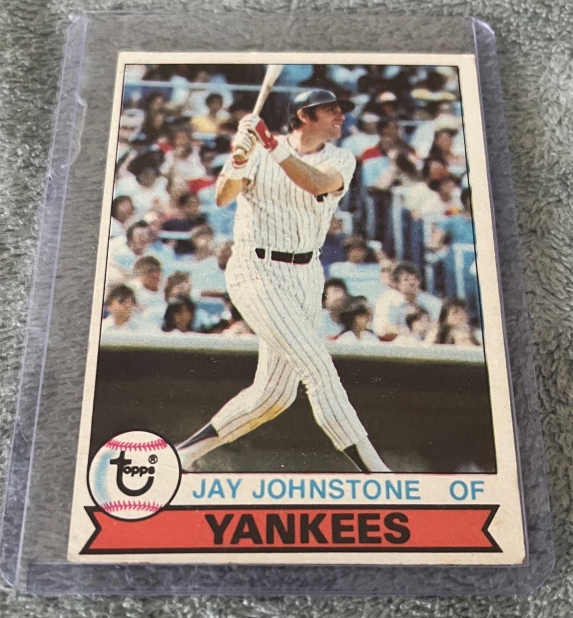 JAY JOHNSTONE 1979 Topps Burger King #5 New York Yankees