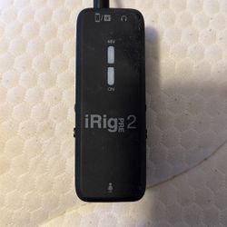 Bandlab IK Multimedia iRig Pre 2 - XLR Microphone Interface for Smartphones, Tablets and Video Cameras