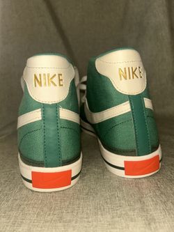 Nike Court Legacy Canvas Mid S50 sneakers in the "Green Noise" and "Sail"