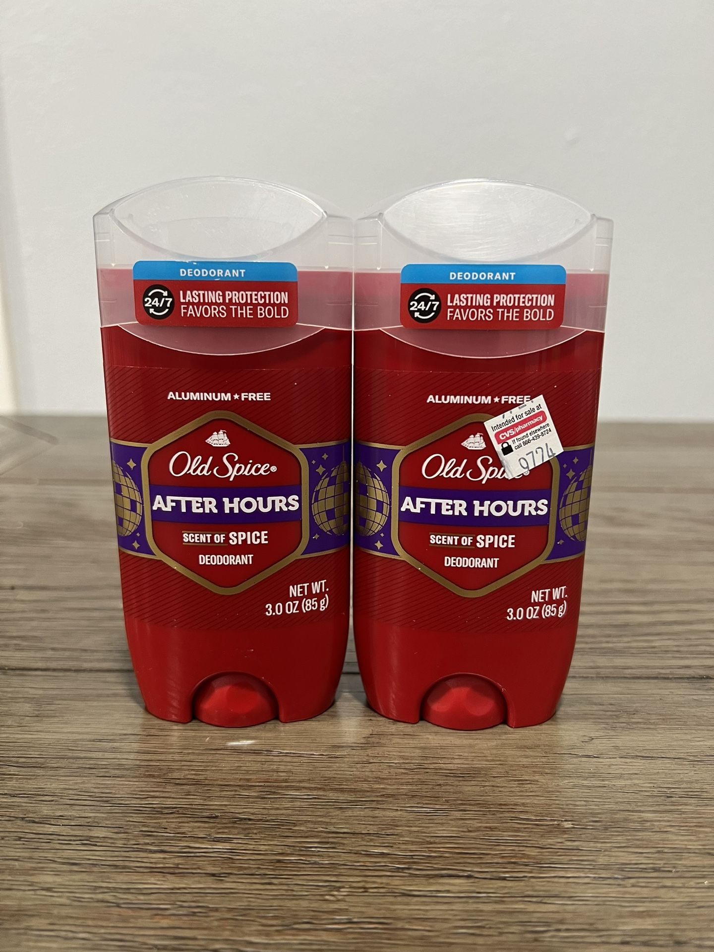 Old Spice After Hours Scent Of Spice Deodorant Set $8 Or $4 Each 