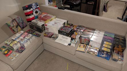 Pokémon TCG Sealed Collection Bulk Lot - High Value - 136 Items