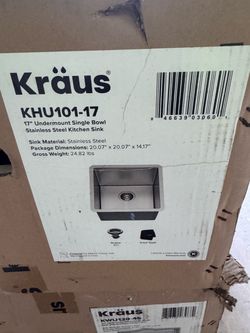Sink Kraus KHU101-17 Undermount Stainless Steel Kitchen Sink