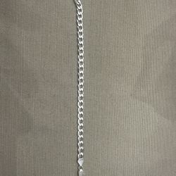 8.5 Inch Curb Cuban 925 Sterling Silver 