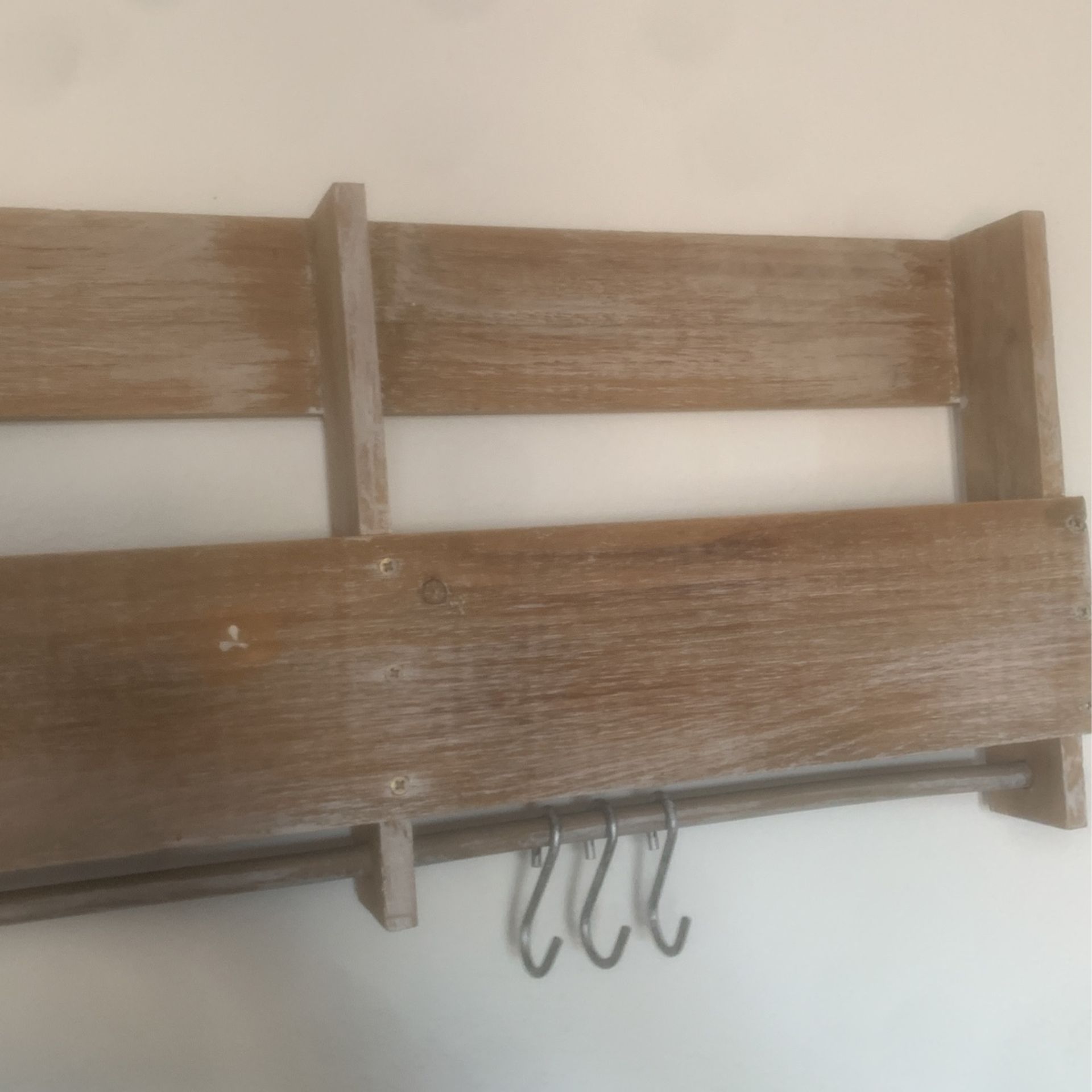 Shelf With Hooks