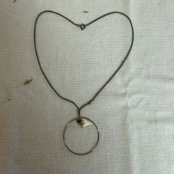 Necklace With Silver Chain And Shark Tooth