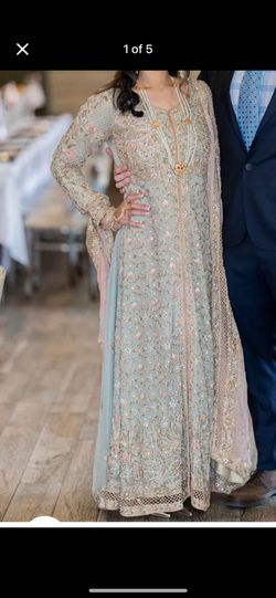 Wedding dress - Indian Pakistani desi style sharara kameez