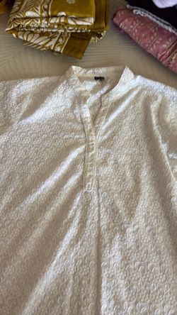 White chicken Large size women’s kurta