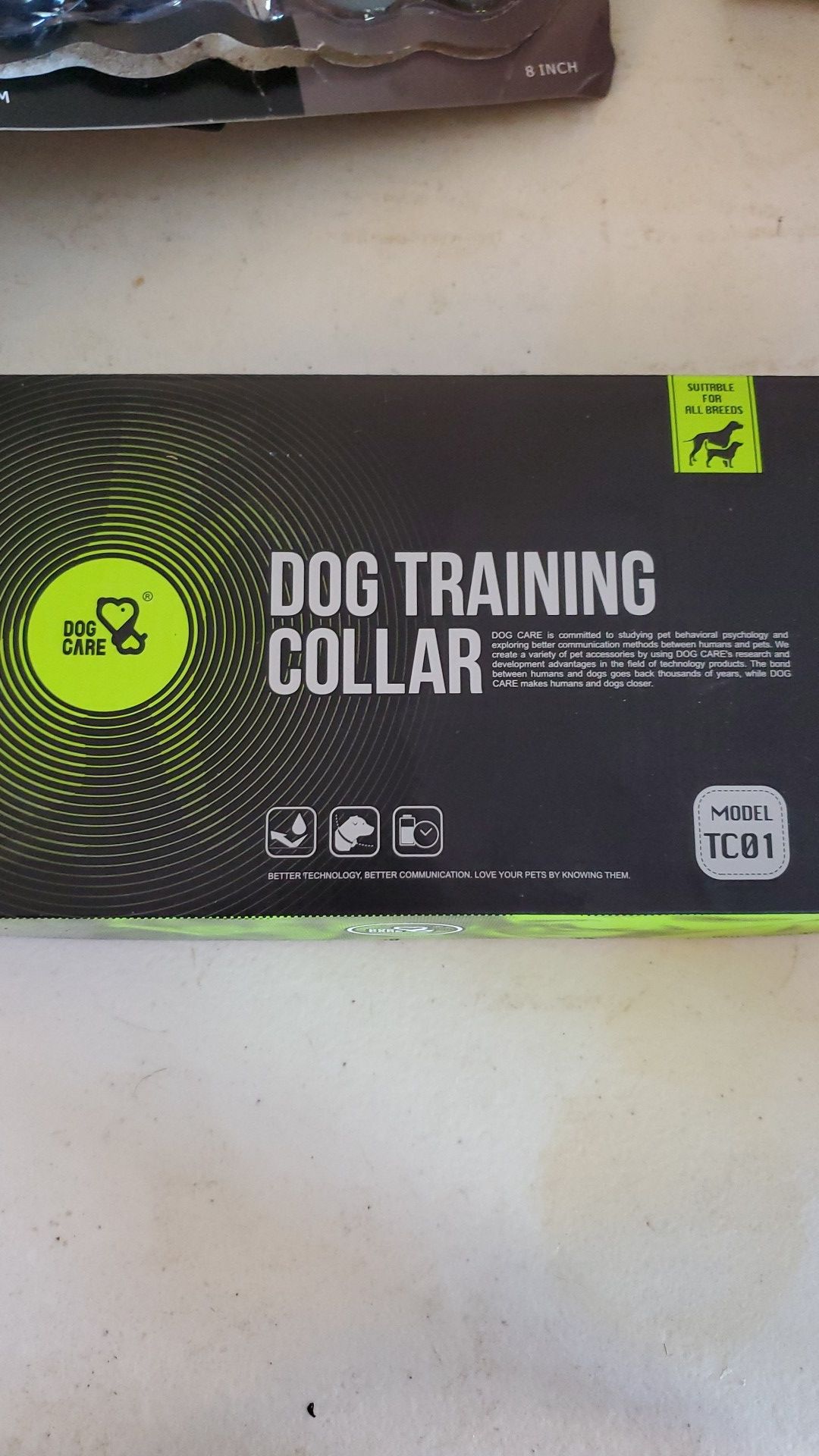 Dog training collar $20