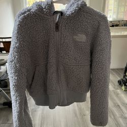 Lavender/Grayish North Face Jacket