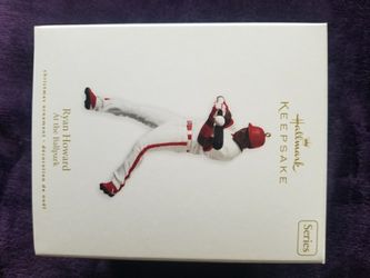 RYAN HOWARD Philadelphia Phillies 2010 MLB Hallmark Keepsake Ornament, NEW IN BOX (Retailed for $16.95)