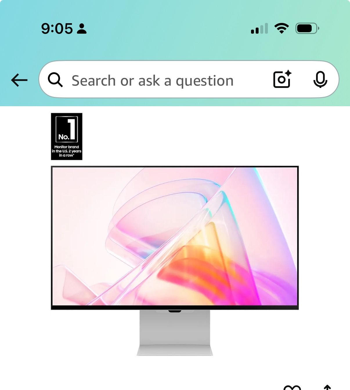 SAMSUNG 27" ViewFinity S9 Series 5K Computer Monitor