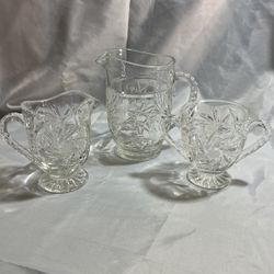 Crystal Glass Antique Set