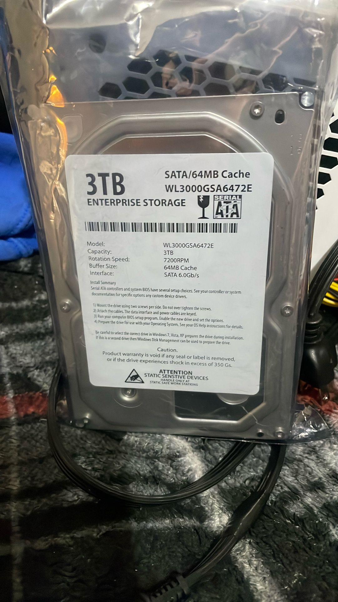 3Tb Hard Drive Brand New