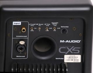 $50 (for one only) - M-AUDIO CX5 Studiophile 2-WAY 5" POWERED STUDIO MONITOR XLR TRS SPEAKERS