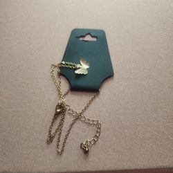 Gold Butterfly Necklace 