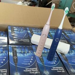 Electric Toothbrush Set IPX7 with 8 Brush Heads, Sonic Toothbrush
