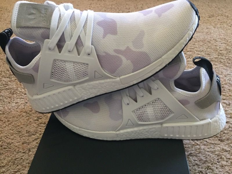 Adidas NMD XR1 white camo men's sz 12 new in box DS