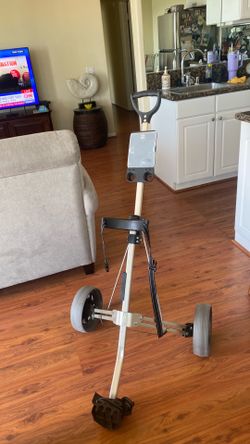 Golf club push cart