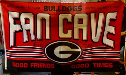 Georgia Bulldogs Fan Cave Banner