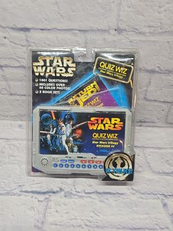 STAR WARS Trilogy Episode IV Tiger Electronics Quiz Wiz Trivia Game