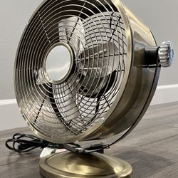 Intertek Electric gold Table Fan .Vintage Look FE-20M