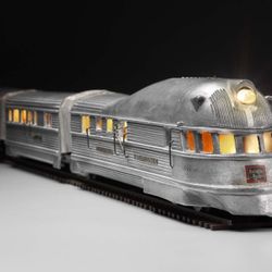 Burlington Zephyr Toy Train - Rare Vintage - 1934 by WC&E
