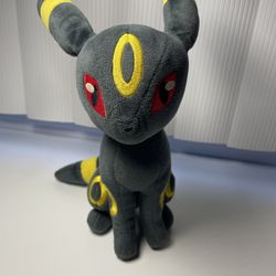 Pokemon Fit Umbreon Sitting Cuties Plush Pokemon Center Used US Seller