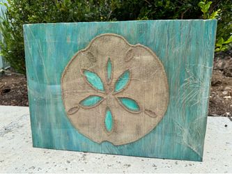 Sand dollar Wood Art
