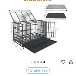 Dog crate brand new, never used! Can deliver near Torrance!