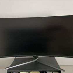 Acer - Nitro Gaming 34” Curved QHD 180Hz 1ms FreeSync Premium Gaming Monitor (DisplayPort, HDMI) - Black