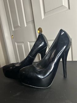 Glaze platform heels