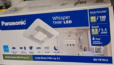 Panasonic WhisperThin DC Motor Exhaust Fan